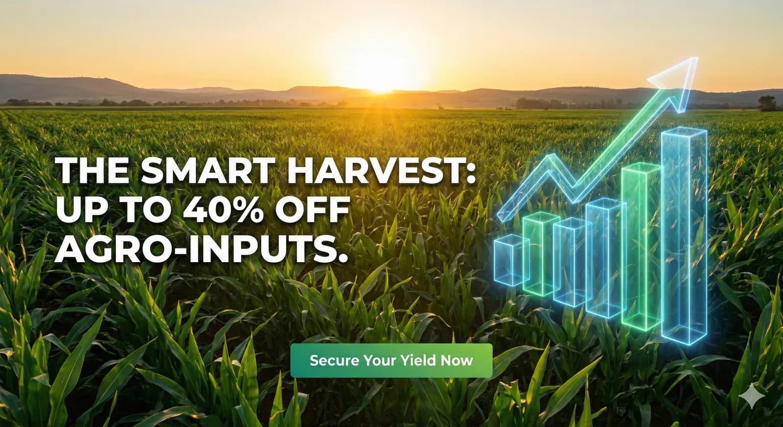 Smart Harvest: up to 40% off agro inputs